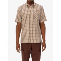 Koszula turystyczna męska Vaude Albsteig Shirt III. Brązowe koszule męskie Vaude, m, bez wzorów, bez kołnierzyka, bez ramiączek. Za 156.99 zł.