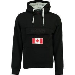 Bluza "Gadreak" w kolorze czarnym. Czarne bluzy nierozpinane męskie Canadian Peak, m, z haftami, z kapturem. W wyprzedaży za 121.95 zł.