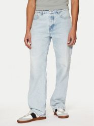 AMI PARIS Jeansy UTR500.DE0027 Niebieski Straight Fit. Niebieskie jeansy męskie AMI PARIS, bez wzorów, z bawełny. Za 1,079.00 zł.