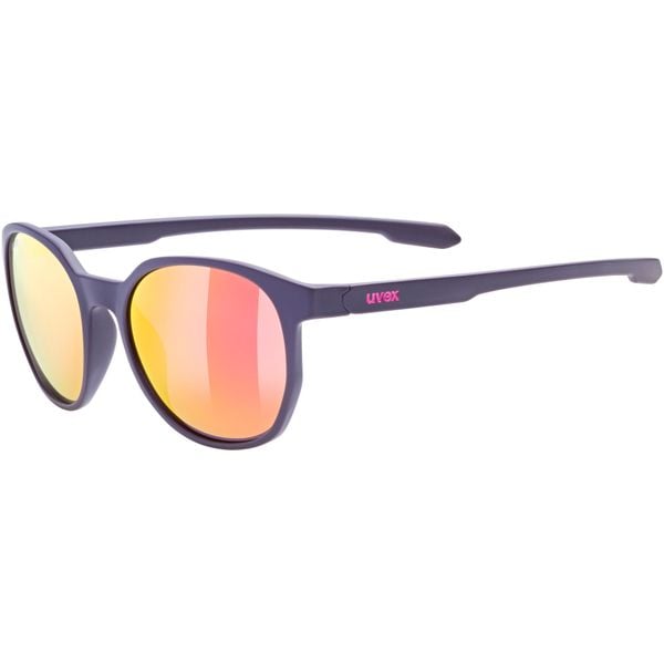 Okulary UVEX LGL 54. Fioletowe okulary przeciwsłoneczne męskie Uvex, bez wzorów, sportowe. Za 199.96 zł.
