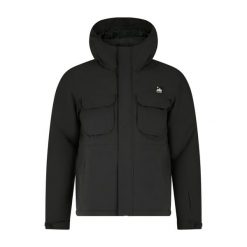 Kurtka narciarska Protest Kajo. Czarne kurtki narciarskie i snowboardowe męskie Protest, na zimę, m, bez wzorów, bez kaptura, narciarskie. W wyprzedaży za 682.50 zł.
