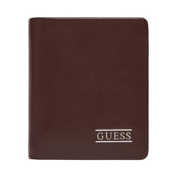 Portfel Guess. Brązowe portfele męskie Guess, z aplikacjami. Za 169.99 zł.