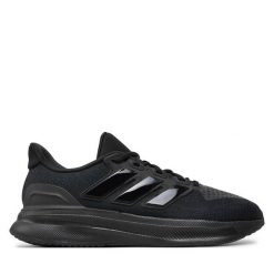 Buty do biegania adidas. Czarne buty do biegania męskie ADIDAS, bez wzorów, bez zapięcia, do biegania. Za 299.99 zł.