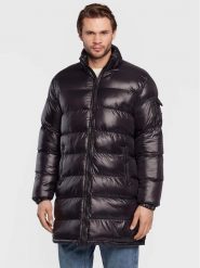 Brave Soul Płaszcz zimowy MJK-JAREDLONG Czarny Regular Fit. Czarne płaszcze męskie Brave Soul, na zimę, m, bez wzorów, z syntetyku, bez kaptura. Za 289.99 zł.