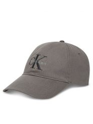 Calvin Klein Czapka z daszkiem LV04G5004G Szary. Szare czapki męskie Calvin Klein, bez wzorów, z bawełny. Za 119.99 zł.