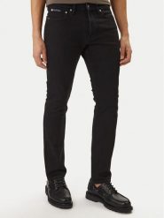 Calvin Klein Jeans Jeansy LV04RF925G Czarny Slim Fit. Czarne jeansy męskie Calvin Klein Jeans, bez wzorów, z bawełny. Za 399.99 zł.