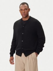 Armani Exchange Kardigan XM001914 AF14008 UC001 Czarny Regular Fit. Czarne kardigany męskie Armani Exchange, m, bez wzorów, z bawełny, bez ramiączek. Za 659.99 zł.