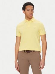 Tommy Hilfiger Polo 1985 MW0MW17770 Żółty Regular Fit. Żółte koszulki polo męskie Tommy Hilfiger, m, bez wzorów, z bawełny, bez kołnierzyka, bez ramiączek. Za 379.99 zł.