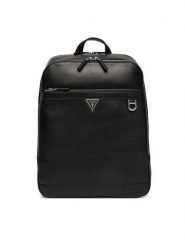 Guess Plecak HMMOSE P6145 Czarny. Czarne plecaki męskie Guess, z aplikacjami, ze skóry. Za 949.99 zł.