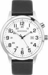 Zegarek Sekonda Zegarek męski Sekonda 30125 czarny. Czarne zegarki męskie Sekonda. Za 422.00 zł.