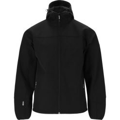 Windbreaker Whistler Duble 8000. Czarne kurtki softshell męskie Whistler, bez wzorów, z softshellu, bez kaptura, trekkingowe. Za 253.00 zł.