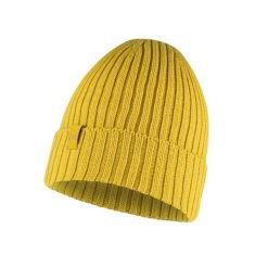 Czapka zimowa z wełny merino Buff Merino Wool Norval. Żółte czapki męskie Buff, na zimę, bez wzorów, z wełny, sportowe. W wyprzedaży za 164.93 zł.