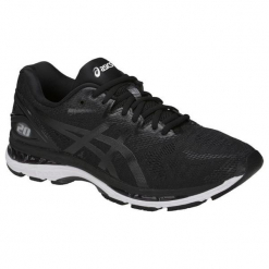 Asics Gel Nimbus 20 t800n-9001 42,5 Czarne. Czarne buty do biegania męskie Asics, z syntetyku. W wyprzedaży za 699.99 zł.