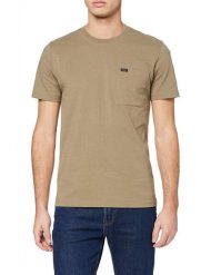 LEE SS POCKET TEE MĘSKI T-SHIRT UTILITY GREEN L64PSWNG 112115851. Zielone t-shirty męskie Lee, l, bez wzorów, bez kołnierzyka, bez ramiączek. Za 59.99 zł.
