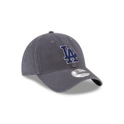 Czapka z daszkiem New Era Los Angeles Dodgers 9TWENTY MLB Core Classic. Szare czapki męskie New Era, bez wzorów, sportowe. Za 177.00 zł.