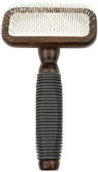 Ekskluzywna szczotka pudl�wka prostok�tna, dla zwierz�t, drewno bukowe, stal, tworzywo TPR, wym. 9,4x16,3cm. Golarki męskie King Tony. Za 43.92 zł.