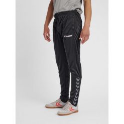 Spodnie Sportowe dresowe treningowe Hummel Authentic Poly Pant. Białe długie spodnie sportowe męskie HUMMEL, bez wzorów, z dresówki, do piłki nożnej. Za 149.90 zł.