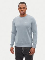 Pepe Jeans Sweter Essential PM702512 Błękitny Regular Fit. Niebieskie kardigany męskie Pepe Jeans, m, bez wzorów, z bawełny, bez ramiączek. Za 159.99 zł.