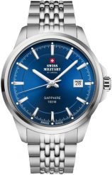 Zegarek Head Zegarek męski Swiss Military by Chrono SM34104.03 srebrny. Szare zegarki męskie Head, srebrne. Za 1,090.00 zł.