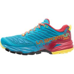 La Sportiva AKASHA Obuwie do biegania Szlak tropic blue/cardinal. Niebieskie buty do biegania męskie La Sportiva, z gumy. Za 659.00 zł.