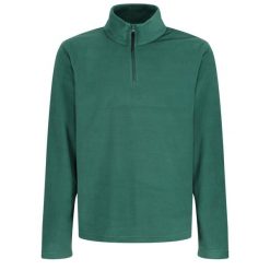 Regatta Męski Polar Z Suwakiem Micro. Zielone bluzy z polaru męskie Regatta, l, bez wzorów, z polaru, sportowe, bez ramiączek, bez kaptura. Za 67.99 zł.