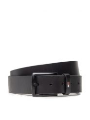 Tommy Hilfiger Pasek Męski Denton Matte 3.5 AM0AM08362 Czarny. Czarne paski męskie Tommy Hilfiger, bez wzorów, ze skóry. Za 149.99 zł.