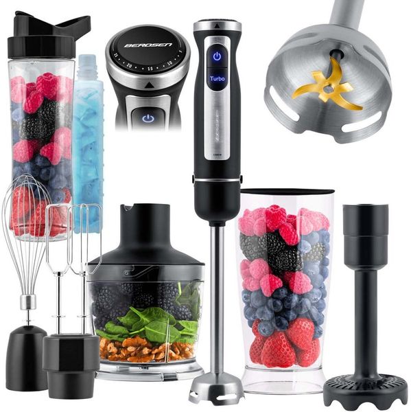 Blender ręczny z butelką 1500 W BD-754 Berdsen. Blendery Berdsen. Za 199.99 zł.