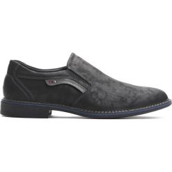 Czarne Półbuty Double Bind. Codzienne półbuty męskie Born2be. Za 49.99 zł.