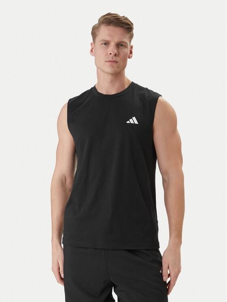 Adidas Koszulka techniczna Workout Essentials Feelready KA3523 Czarny Regular Fit. Czarne t-shirty sportowe męskie ADIDAS, l, bez wzorów, z bawełny, sportowe, bez ramiączek. Za 109.99 zł.