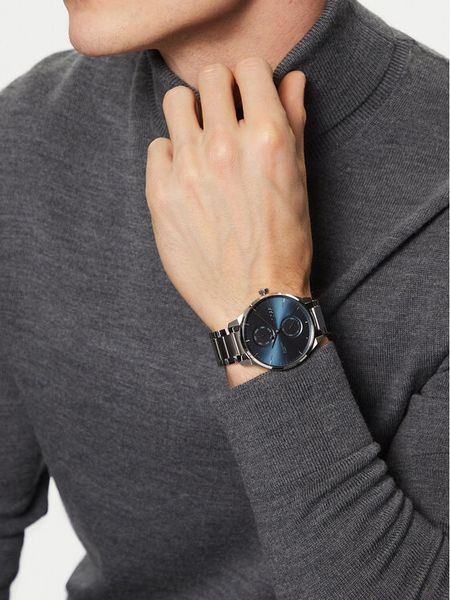 BOSS Zegarek Tyler 1514106 Srebrny. Szare, analogowe zegarki męskie Boss, srebrne. Za 699.99 zł.