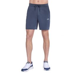 Spodenki sportowe męskie Skechluxe Elevate 2.0 Short. Niebieskie szorty sportowe męskie Skechers, bez wzorów, z poliesteru, sportowe. Za 299.99 zł.