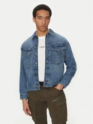 G-Star Raw Kurtka jeansowa Dakota D23593-D536 H152 Niebieski Regular Fit. Niebieskie kurtki męskie G-Star Raw, m, bez wzorów, z bawełny, retro, bez ramiączek, bez kaptura. Za 519.99 zł.