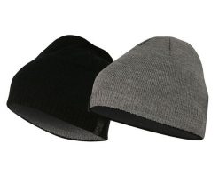 Czapka Dwustronna, Czarna, Szara, Ciepła, Dziergana, Zimowa, Rozmiar Uniwersalny, Zwykła -Pako Jeans. Szare czapki męskie Pako Jeans, na jesień, bez wzorów, dziergany. Za 49.00 zł.