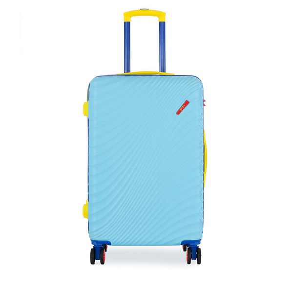 Walizka średnia Semi Line. Niebieskie walizki męskie Semi-line, bez wzorów, średnie. Za 199.99 zł.