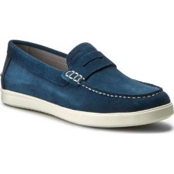 Mokasyny GEOX - U Walee C U722CC 00022 C4072 Dk Royal. Niebieskie mokasyny męskie Geox, z materiału, bez zapięcia. W wyprzedaży za 249.00 zł.