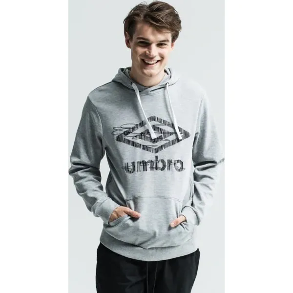 Umbro Bluza Anson , szary, rozmiar L. Szare bluzy nierozpinane męskie Umbro, l, bez wzorów, z bawełny, z kapturem. W wyprzedaży za 79.99 zł.