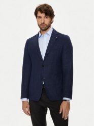 Boss Marynarka C-Hanry-233 50521629 Granatowy Slim Fit. Niebieskie marynarki męskie Boss, m, bez wzorów, z syntetyku. Za 1,379.00 zł.