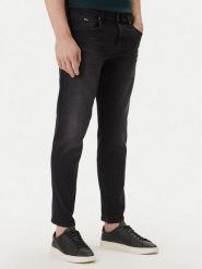 BOSS Jeansy H-Re.Maine 50556509 Czarny Regular Fit. Czarne jeansy męskie Boss, bez wzorów, z bawełny. Za 719.99 zł.