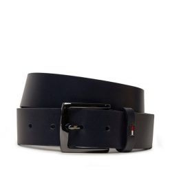 Pasek Męski Tommy Hilfiger. Niebieskie paski męskie Tommy Hilfiger, bez wzorów. Za 99.99 zł.