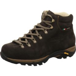 Buty GORE-TEX męskie Zamberlan New Trail Lite Evo GTX. Brązowe buty trekkingowe męskie Zamberlan, bez wzorów, z gore-texu, sportowe, bez obcasa, bez zapięcia. Za 1,059.60 zł.
