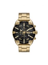 Diesel Zegarek Spiked DZ4678 Złoty. Żółte, analogowe zegarki męskie Diesel, złote. Za 1,289.00 zł.