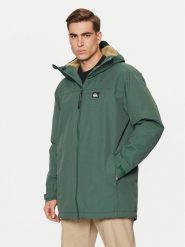 Quiksilver Parka Overcast 3K EQYJK04087 Zielony Regular Fit. Zielone parki męskie Quiksilver, m, bez wzorów, z syntetyku, bez kaptura. Za 469.99 zł.