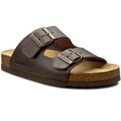 Klapki Dr. Brinkmann. Brązowe klapki i japonki męskie Dr. Brinkmann, bez wzorów. Za 299.99 zł.