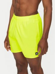 Adidas Szorty kąpielowe Solid CLX JL5560 Zielony Regular Fit. Zielone kąpielówki męskie ADIDAS, m, bez wzorów, z syntetyku. W wyprzedaży za 119.99 zł.