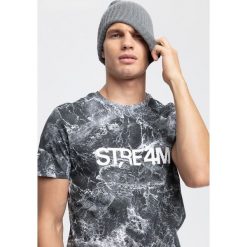 T-shirt męski TSM250 - szary allover. T-shirty męskie marki 4f. Za 69.99 zł.