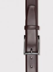 PAKO LORENTE – Pasek męski P000B-PX-776-A-_. Brązowe paski męskie Pako Lorente, bez wzorów, ze skóry, eleganckie. Za 149.99 zł.