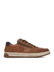 Rieker Sneakersy 37029-25 Brązowy. Brązowe buty sportowe na co dzień męskie Rieker, m, bez wzorów, z materiału, bez ramiączek, bez kaptura. Za 339.99 zł.