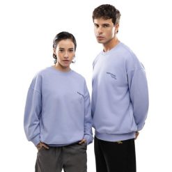 Męska bawełniana bluza Rayo Club Lifestyle Siroko RC Ready Light Purple. Fioletowe bluzy nierozpinane męskie SIROKO, m, bez wzorów, z bawełny, biznesowe, bez ramiączek, bez kaptura. Za 211.00 zł.