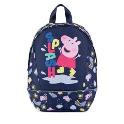 Plecak Peppa Pig. Niebieskie plecaki męskie Peppa Pig, bez wzorów. Za 89.99 zł.