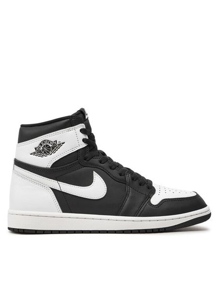 Nike Sneakersy Air Jordan 1 Retro DZ5485 010 Czarny. Czarne buty sportowe na co dzień męskie Nike, m, bez wzorów, ze skóry, retro, bez ramiączek, bez kaptura. Za 899.99 zł.
